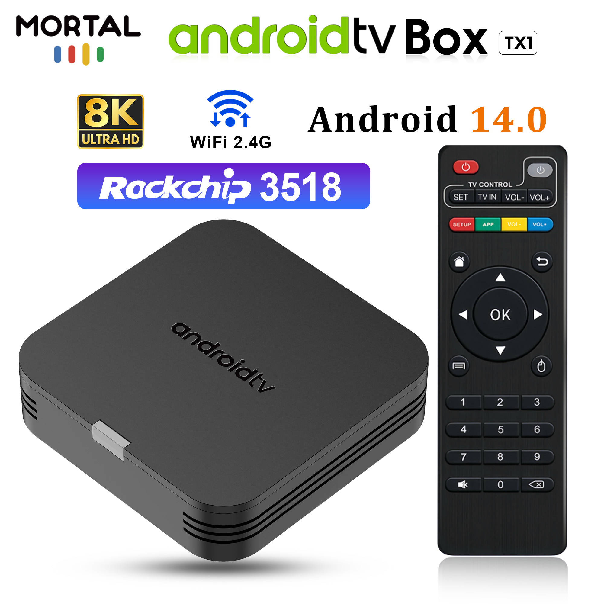 Radxa Rock 5B 16Gb - กล่องทีวีระบบแอนดรอยด์ 14.0 รุ่น TX1 ใช้ชิปประมวลผล Rockchip
