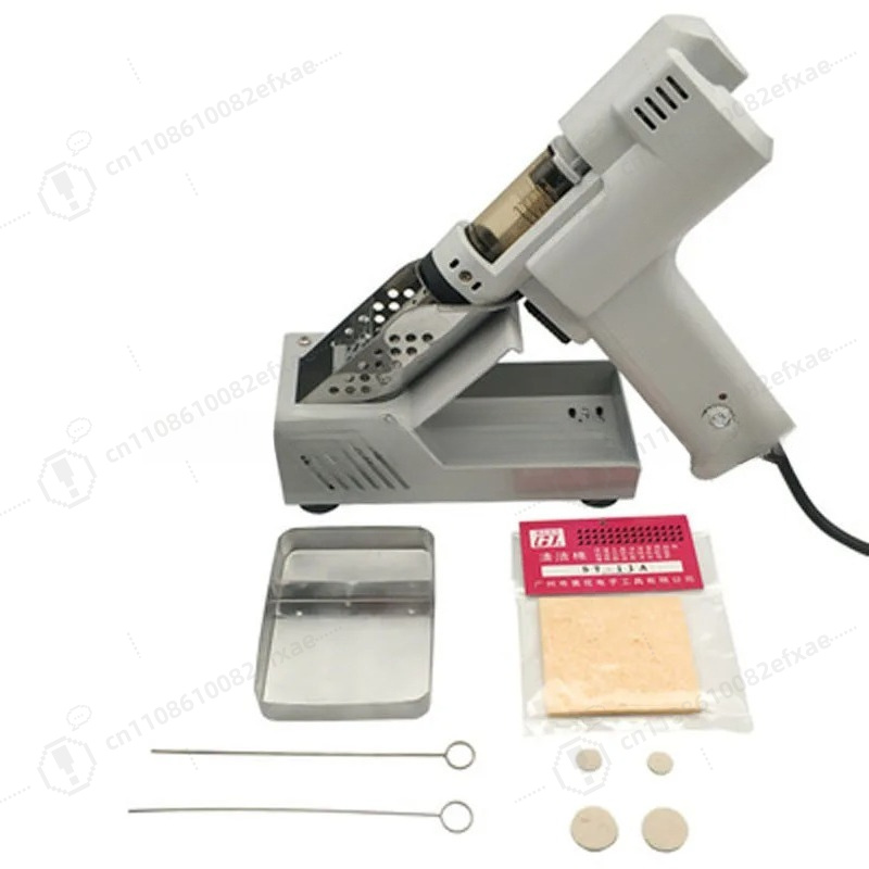 ปืนดูดตะกั่วไฟฟ้า 220V ปั๊มสุญ - Desoldering Gun Vacuum Electric บทวิจารณ์และราคา